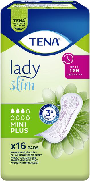 Прокладки урологічні жін. Tena Lady Slim Mini Plus 16